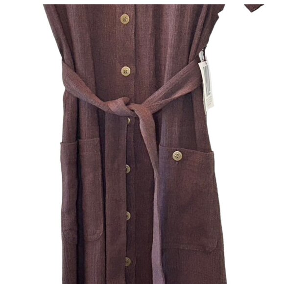 NWT Carole Little Pebble Beach Texture Maxi-Dress  Size 4 - Picture 3 of 9